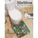 The toilet mat "Gingerbreads", anti -slip, size 50x50 cm