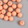 Beads for creativity plastic "salmon" matte d = 1.2 cm set 20 grams