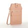 Female bag, cross-bodi, on the magnet, the color is pink