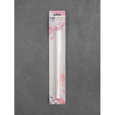 Fabric pencil, self -soothing, 17 cm, white color-7