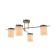 Freya FR5377CL-04B Bogy, 950x950x330 mm ceiling lamp, E14, 4x40W, black color black