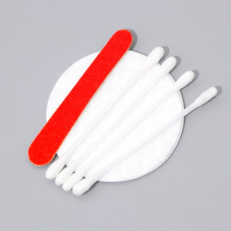 Hygienic set "Sargan" (cotton sticks, discs and nail files)-2