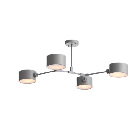 Ceiling EVOLUCE lamp. Sle183702-04. Gemento. 4x60 watts, E14, 68x71.5x32 cm, color gray color