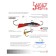 Balancir Lucky John Classic 3 + tee, 3 cm, color 12hrt blister