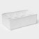 Organizer for storing linen LadOM, 8 cells, 28 × 16 × 10 cm, white color