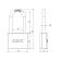 Castle of hinged PD-01-63-L English. 3 cl., Long. Duke