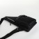 Male bag-bag from textiles, black color