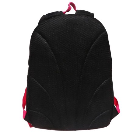 School backpack, 38 x 28 x 18 cm, Grizzly, ergonomic back, + keychain, black-5