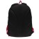 School backpack, 38 x 28 x 18 cm, Grizzly, ergonomic back, + keychain, black