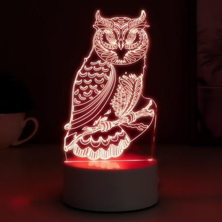 Owl lamp Led RGB from the network-4