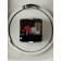 Watching interior, for the kitchen "Cup", smooth move, 29 × 30 cm, d-10.5 cm, white