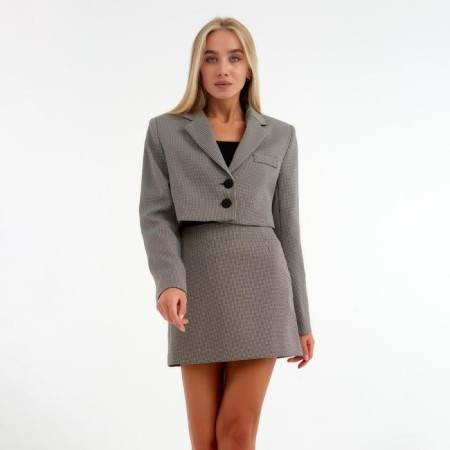 Jacket female shortened Mist p. 46, brown
