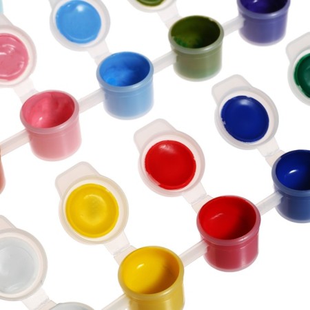 Acrylic paint, set 24 colors x 3 ml, calligrata, frost -resistant, in a package-8