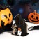 LED toy "Ghost House" 9 × 12 × 6 cm, plastic, batteries LR1130X3, glow warm white