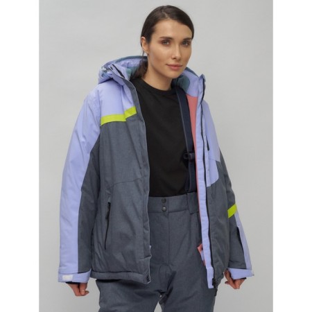 Ski suit, size 60, purple color-8