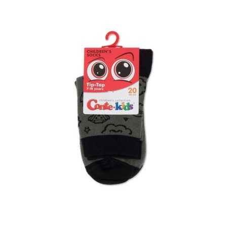 Nosk children's cotton Conte kids tip-top, size 22, color khaki-1