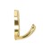 Hook furniture tundra TKD007, two -rod, gold