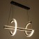 Lamp Bayerlux 1640/3 LED 160W 3000-6000K Black 73x26x129 cm