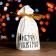 Polyethylene gift package, with ties "Christmas trees", 15*23cm
