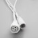 Garland "fringe" 3 × 0.6 m, IP44, UMS, white thread, 160 SMD-LED, glow blue, 220 V
