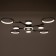 Causteen with PDU 2300/9GR LED 190W 3000-6000K gray 85x85x9 cm Bayerlux