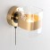 Sconces Citilux "Virta" CL140311, 12x12 cm, 1x60W, E14, brown color