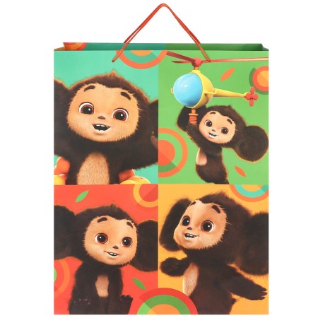 Gift package, 49x40x19 cm, packaging, Cheburashka-2