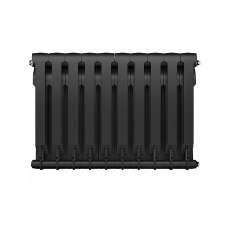 Bimetallic radiator Royal Thermo Biliner New/Noir Sable, 500 x 80 mm, 10 sections, black-2