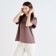 Women's T-shirt Minaku Regular Fit: brown color, river 42