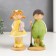 Souvenir Polystone "Girl with a towel/Boy with a chick" MIX 6x7.5x15.5 cm