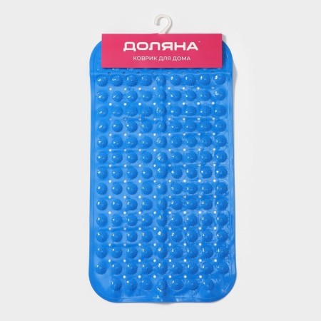 The rug is anti -slip into the bathtub on the suction cups “Bubbles”, 37 × 71 cm, color mix-9