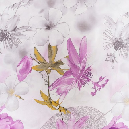 Bed linen 2 joint venture. "Vasilisa" lilac smoke 175x215 cm, 200x215 cm, 70x70 cm - 2 pcs.-2