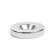 Magnet 15 mm with a hole, the color is nickel