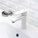Mixer for the PMS sink PL6-001F, 35 mm cartridge, pour 100 mm, ABS plate, white