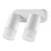 FLAX lamp, 2x9W GU10, white color, IP20