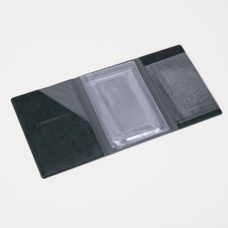 Cover for passport and auto documents, dark green color-2