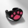 Ring "Haw", black-pink color, dimensionless