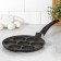 Slot "Personnel", D = 23 cm, plastic handle, anti -stick coating, black color