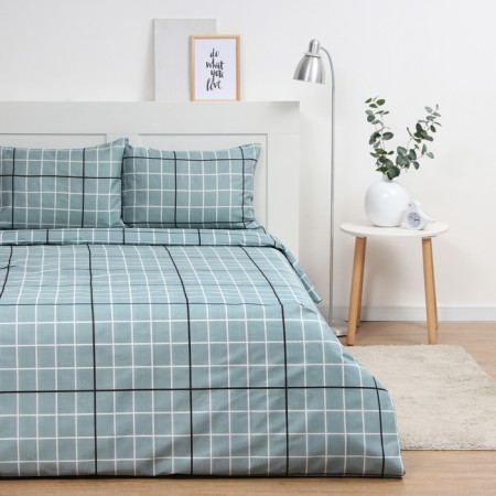 Bed linen 2 joint venture and I "Cell" 173*215cm, 175*214cm, 50*70cm-2pcs, 60g/m2, microfiber