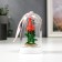 Souvenir Polystone Light "Pink Flamingo in the grass" Sausage mix 10.5x6x6 cm