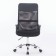 Brabix chair "Tender MG-330", with armrests, chrome, black