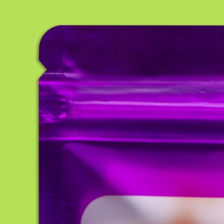SIP-LOK package with a window, with euroslot, purple, 8 x 12 cm-1