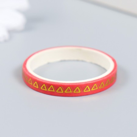 Glue tape Paper "Pavino tail" set of 20 pcs width. 0.5 cm dl. 2 m 4x10 cm-2