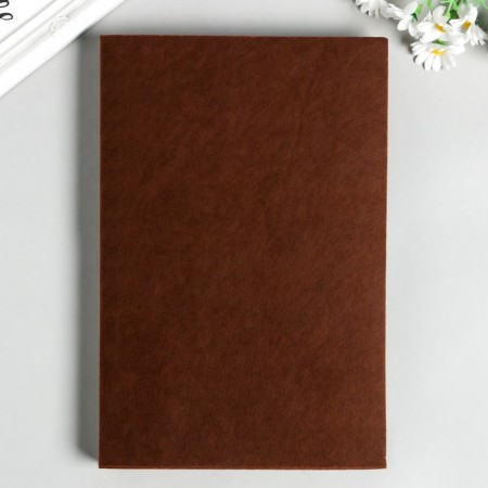 Hard felt 2mm 20x30 cm ts.687 brown-2