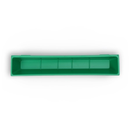 Drill-stroke tray for poultry, hinged, plastic, mix-2