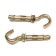 Anchor bolt of scrap, with a hook, galvanized, 12x70 mm, 30 pcs