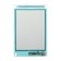 A tablet for drawing and notes Luazon, 9 ", transparent, blocking function, blue