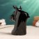 Kashpo - Vase "Unicorn" 13x5x13cm, black