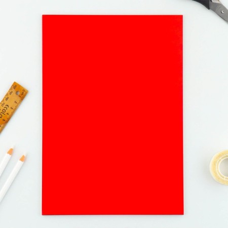Cardboard color A4 coated one -sided 15 sheets 15 colors “September 1: Squirrel” gold and silver 220 g-4