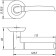 Separate handle Punto Ardea tl sn/CP-3, Matte nickel/chrome color